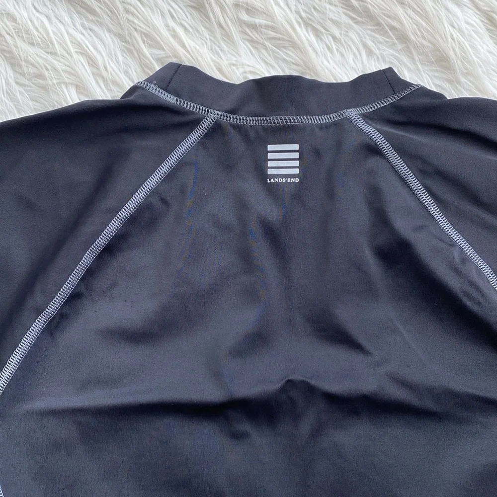 Lands’ End | Black Short Sleeve Rashguard